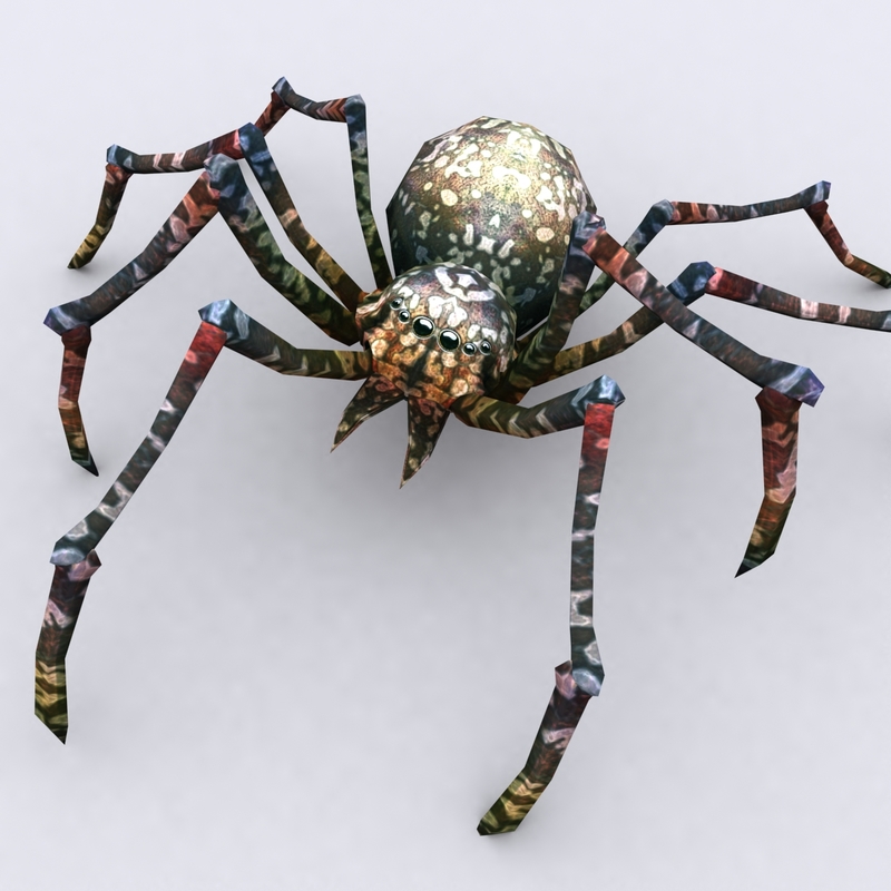 Spiders Pack 3d Model