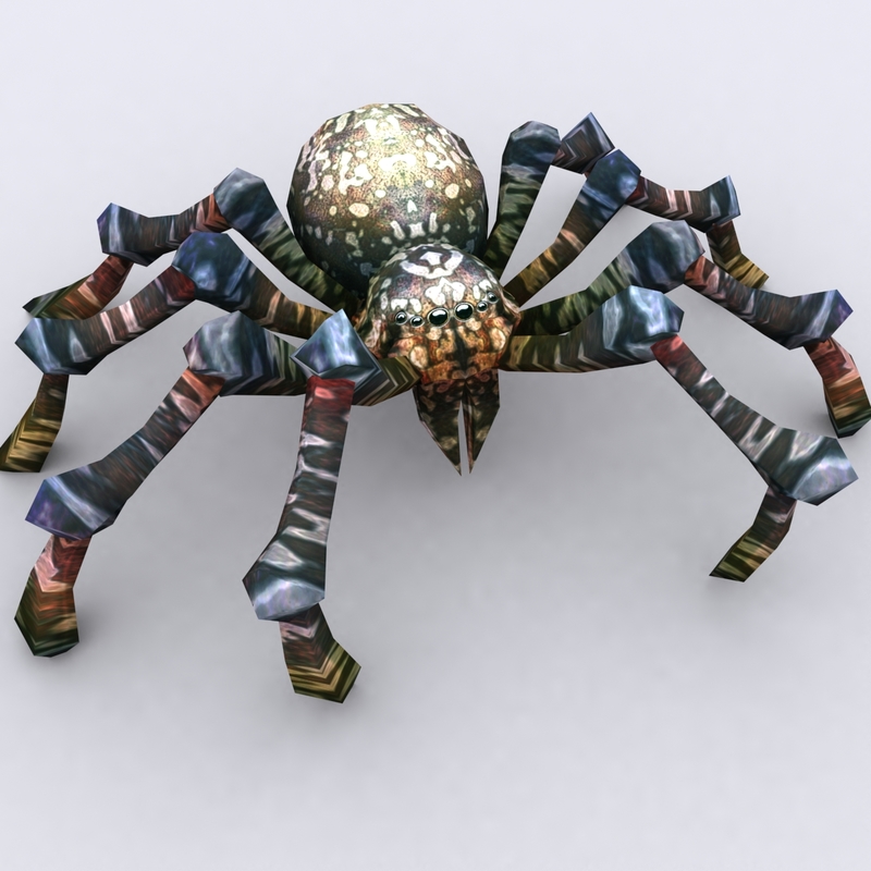 spiders pack 3d model