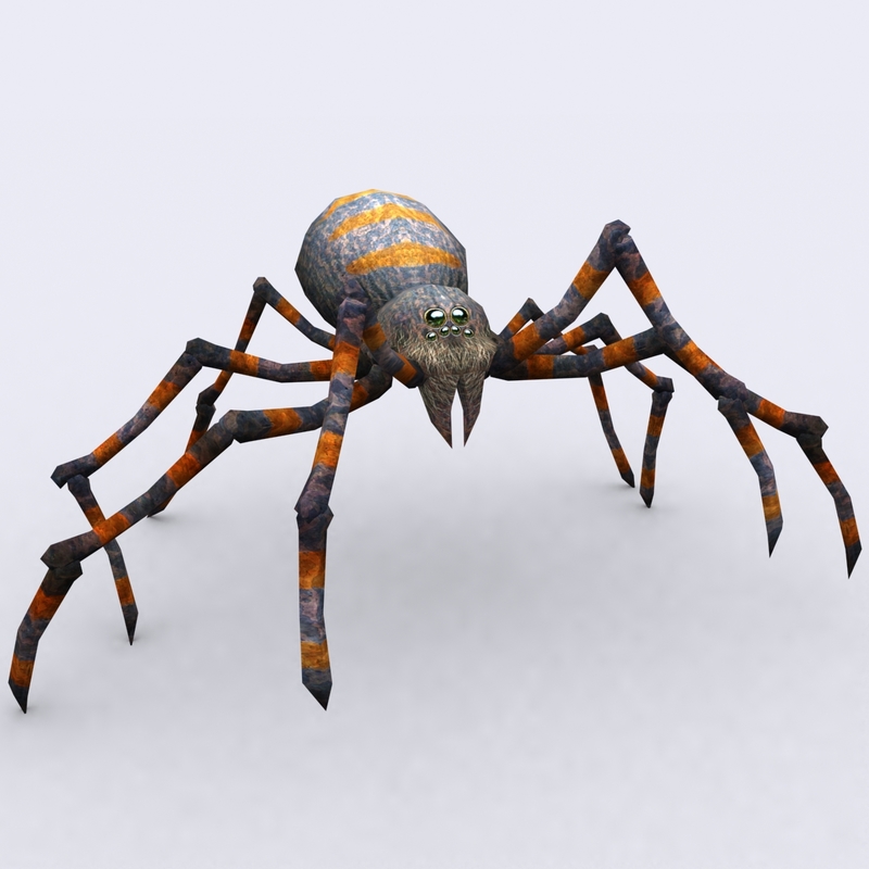 spiders pack 3d model