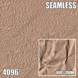 4096 Crumpled Paper Texture I