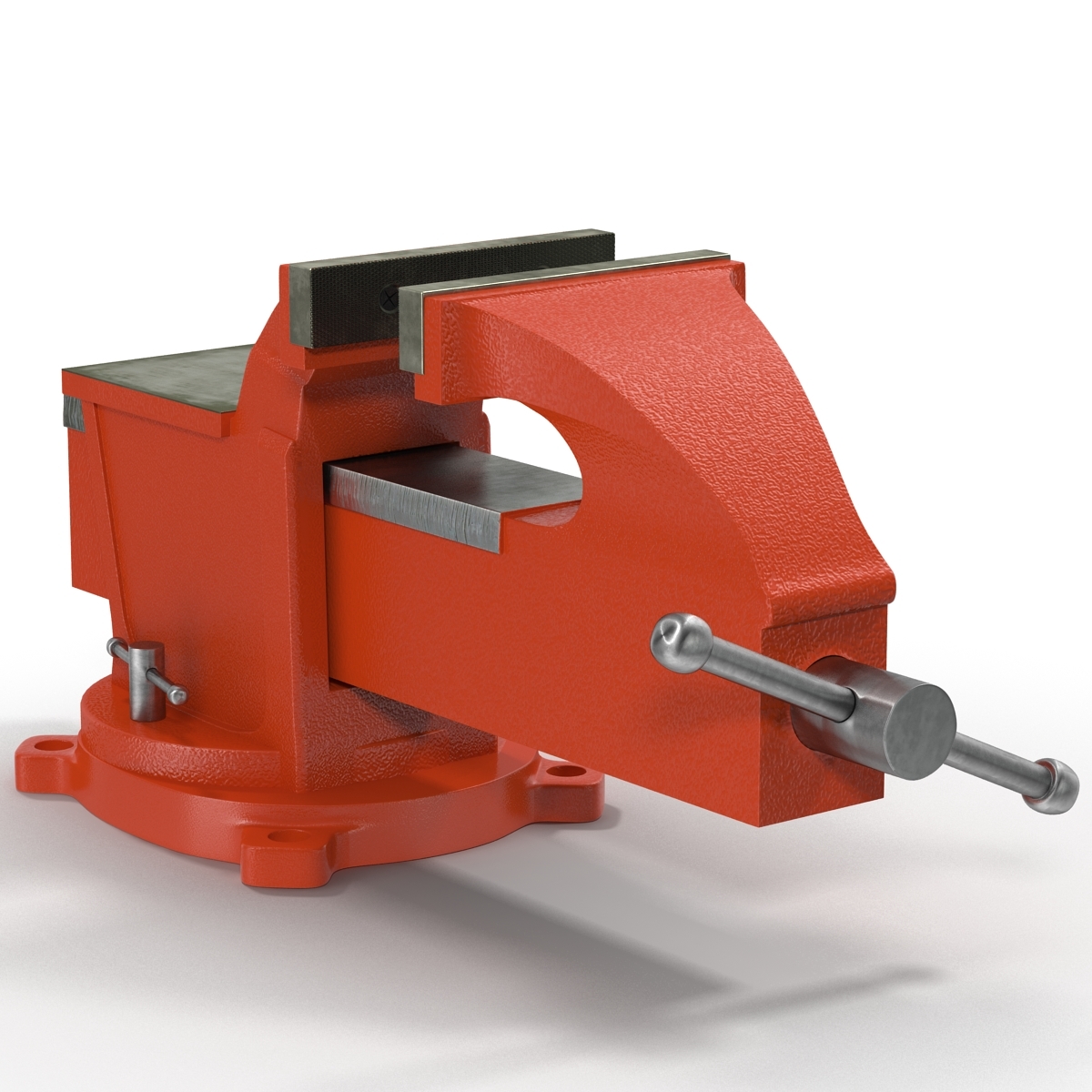 3d model vise red