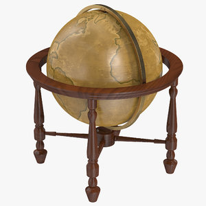 3ds max antique globe 2