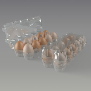 3d model egg carton