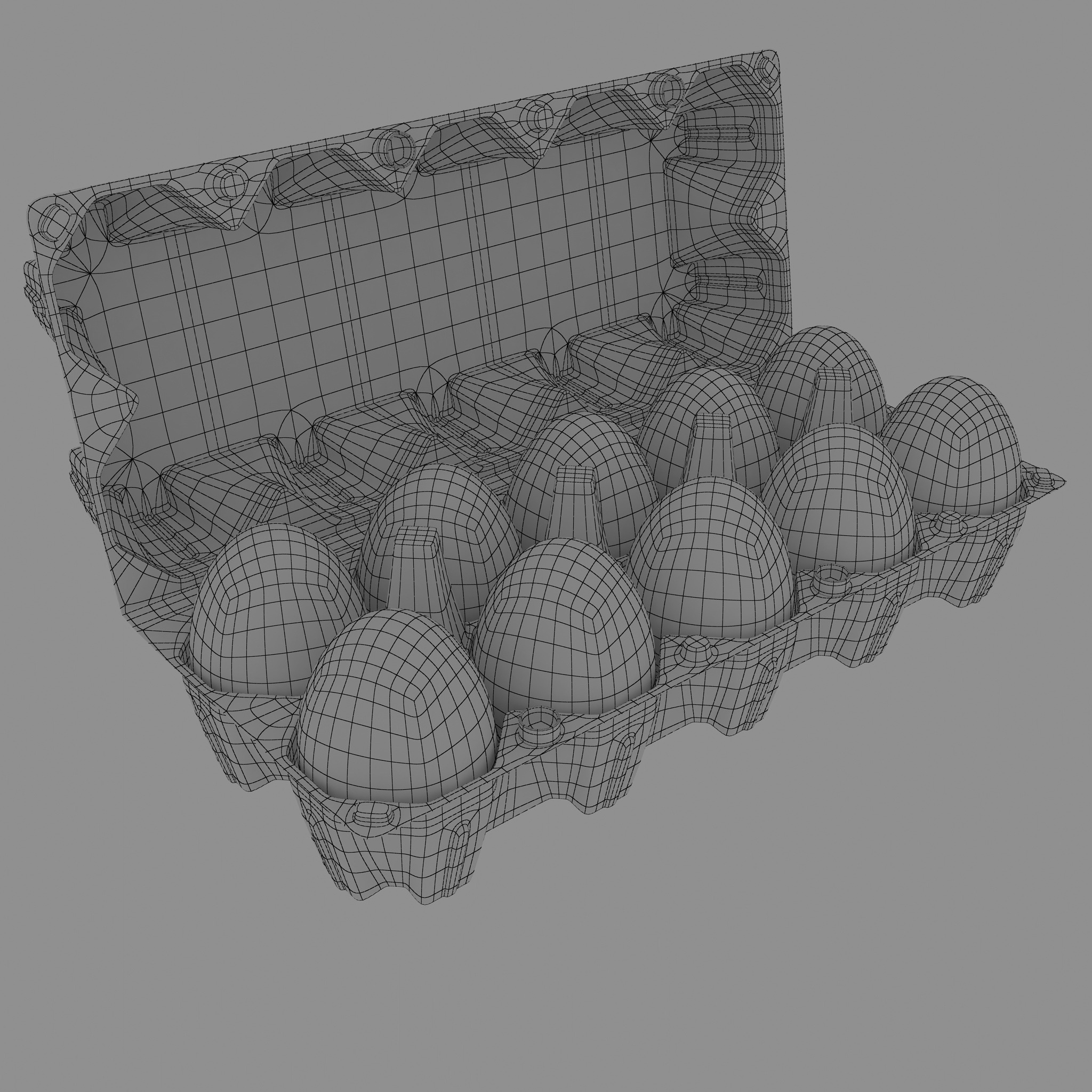 3d model egg carton