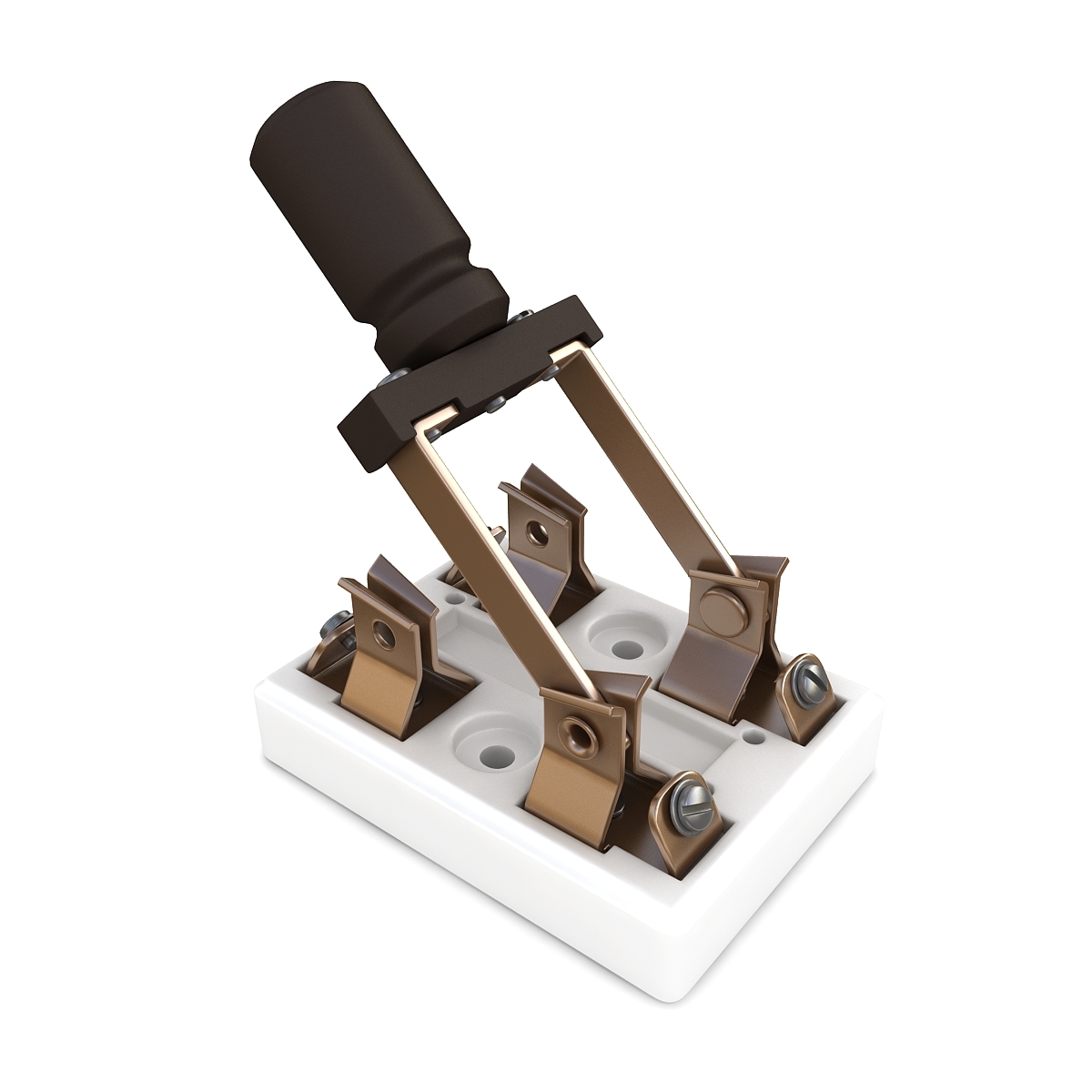 vintage knife switch 3d 3ds