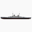 battlecruiser derfflinger class imperial 3d model