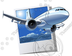 Cartoon airplane