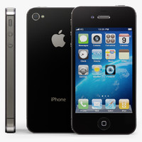 apple iphone 4s phone 3d model