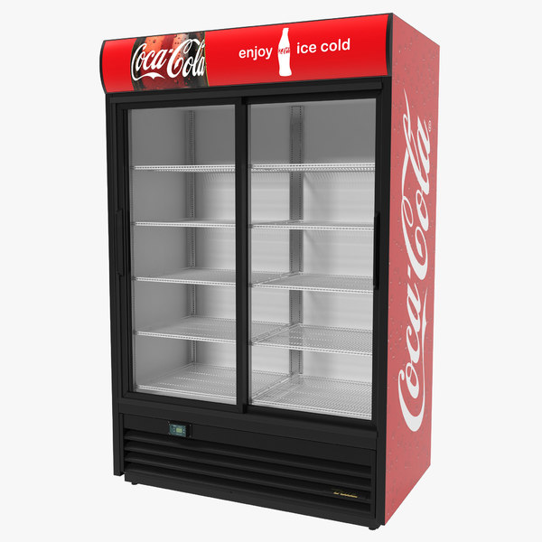 Coca Cola Double Door Display Refrigerator