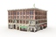 small town building old brick fbx