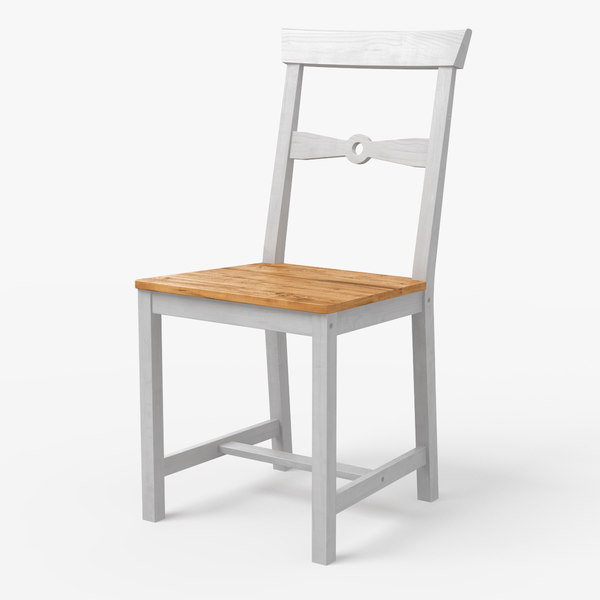 3d Model Gamleby Ikea Dining Chair, Ikea Dining Chairs Wood