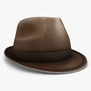 max fedora hat leather 2