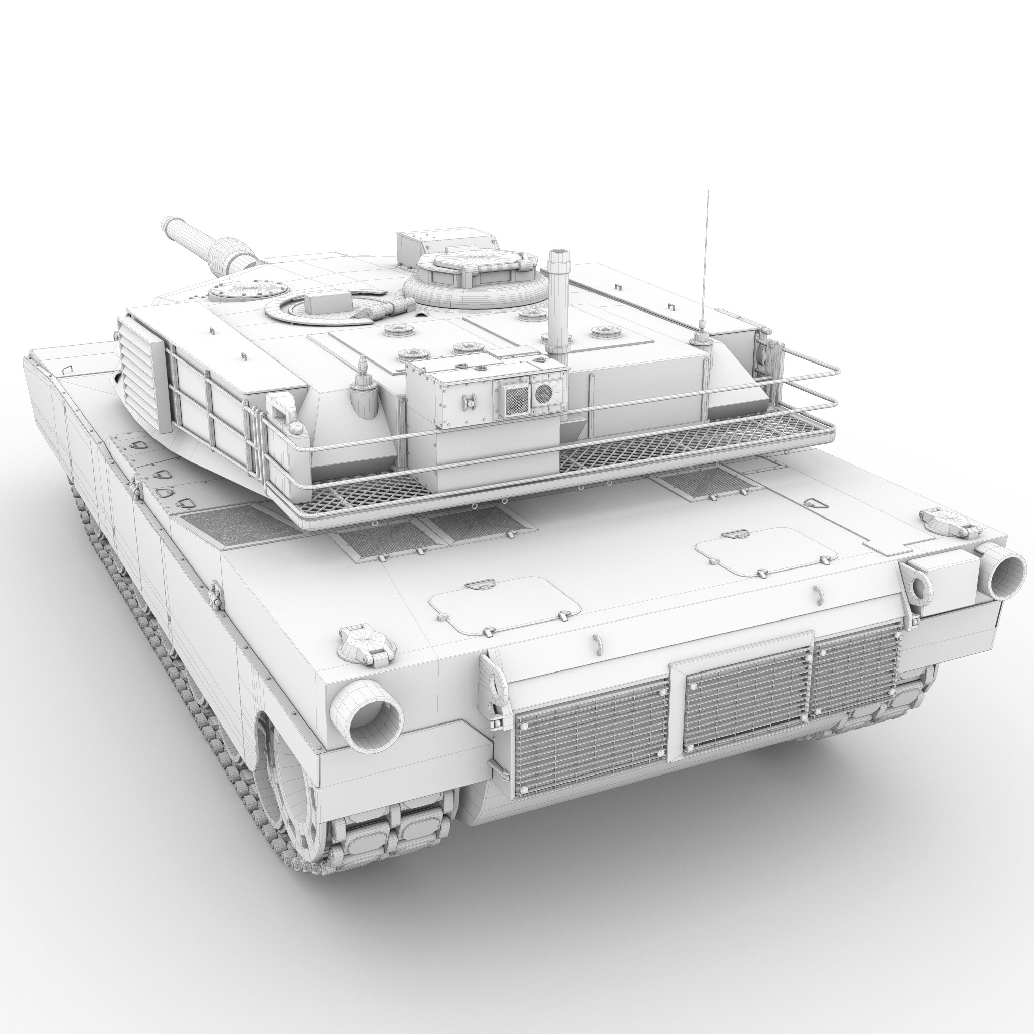 abrams a1 main battle tank obj