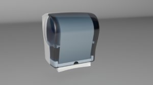 automatic paper towel dispenser 3d obj
