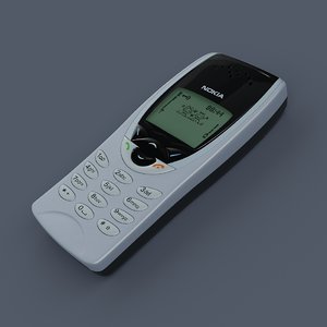 3d nokia 8210 mobile phone model