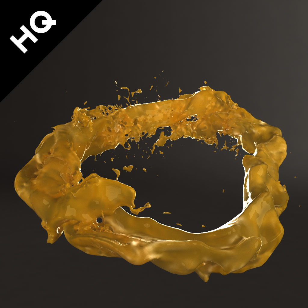 3d Splash Realflow Flow Model