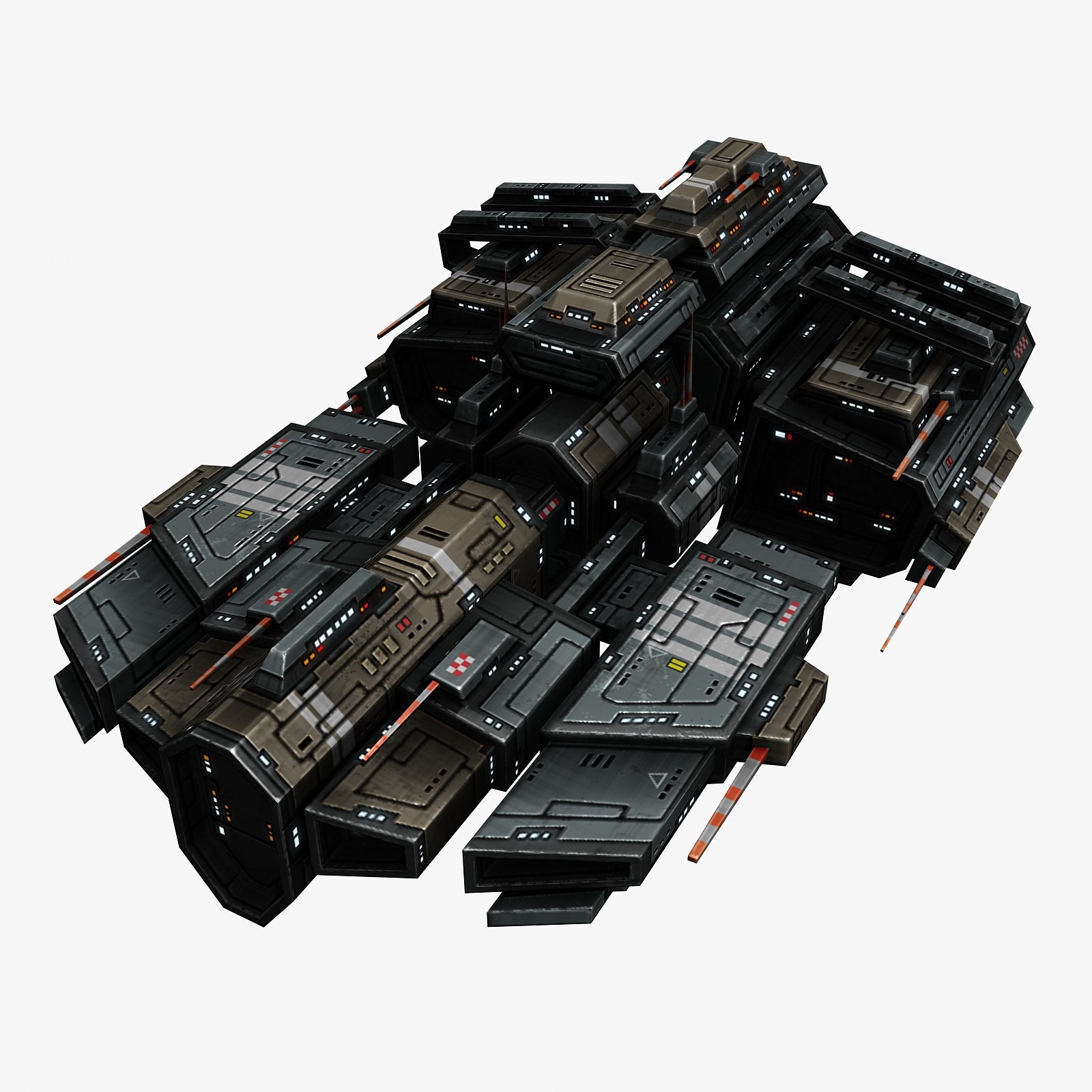 3d model space ship