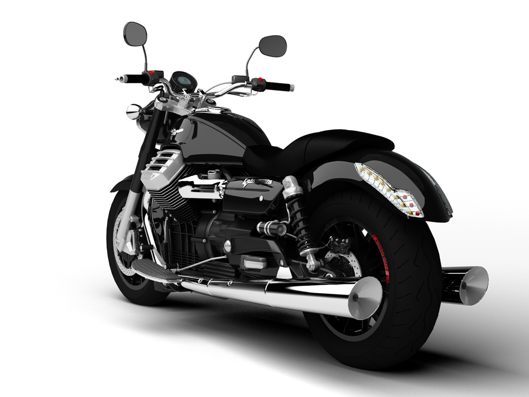 3d model of moto guzzi 1400 california