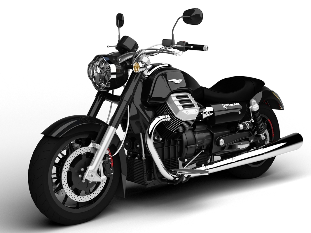 3d model of moto guzzi 1400 california