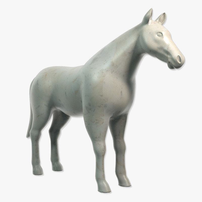 horse stl 3d model