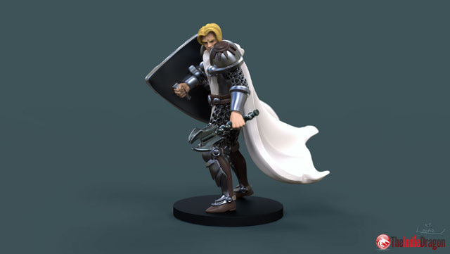 male human cleric miniature