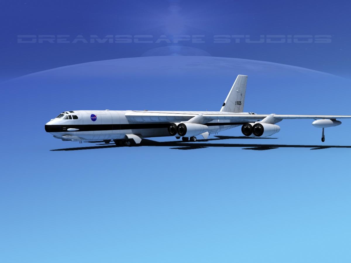 Boeing B-52 Stratofortress Bomber 3ds