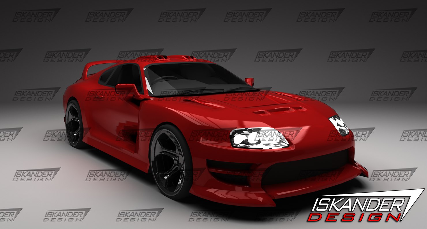 toyota supra 3d max