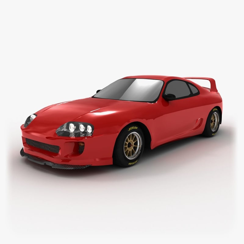 Toyota supra 3d model