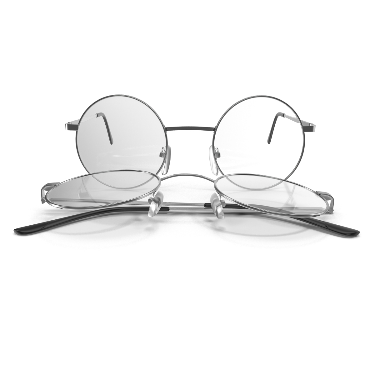 glasses set 3d obj