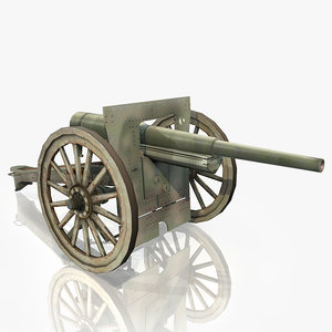 3d 105 mm schneider cannon