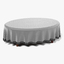 table tablecloth oval 3d model