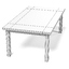 3ds table tablecloth rectangular