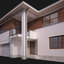 villa house 3d model
