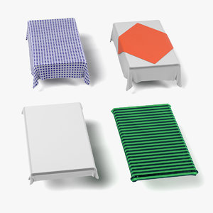 tableclothes rectangular 3d model