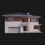 villa house 3d model