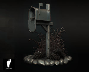 3d model zbrush mailbox