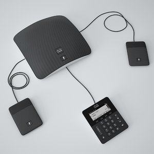 cisco ip conference phone 3d model