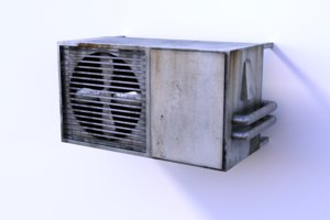 air conditioner 3d fbx