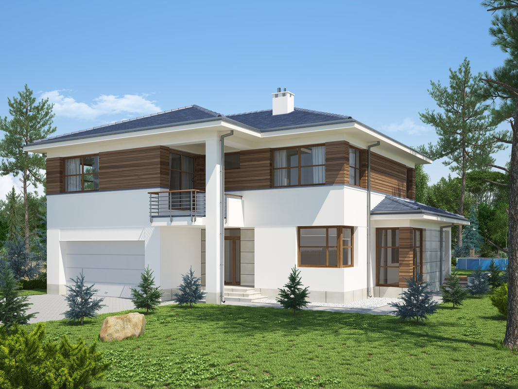 villa house 3d model