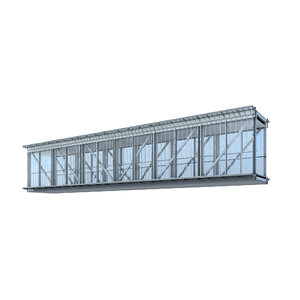 3d architectural skybridge model