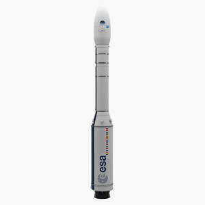 3d model vega rocket
