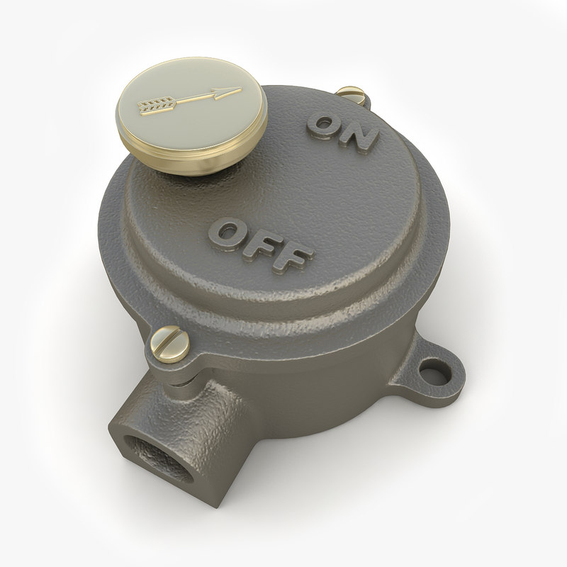 3d model vintage iron cast industrial