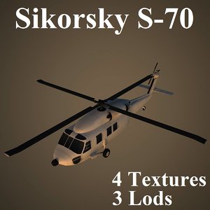 sikorsky helicopter 3d model