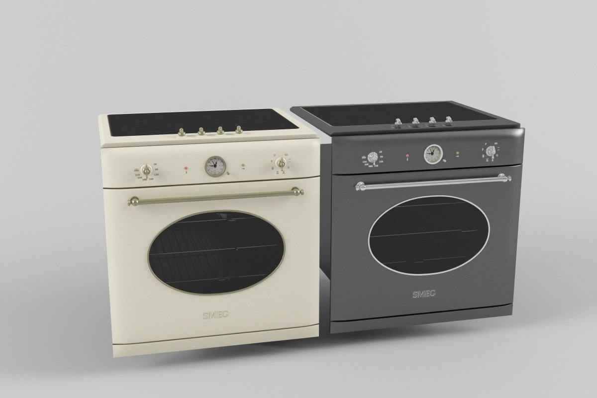 3d max oven smeg cooktop