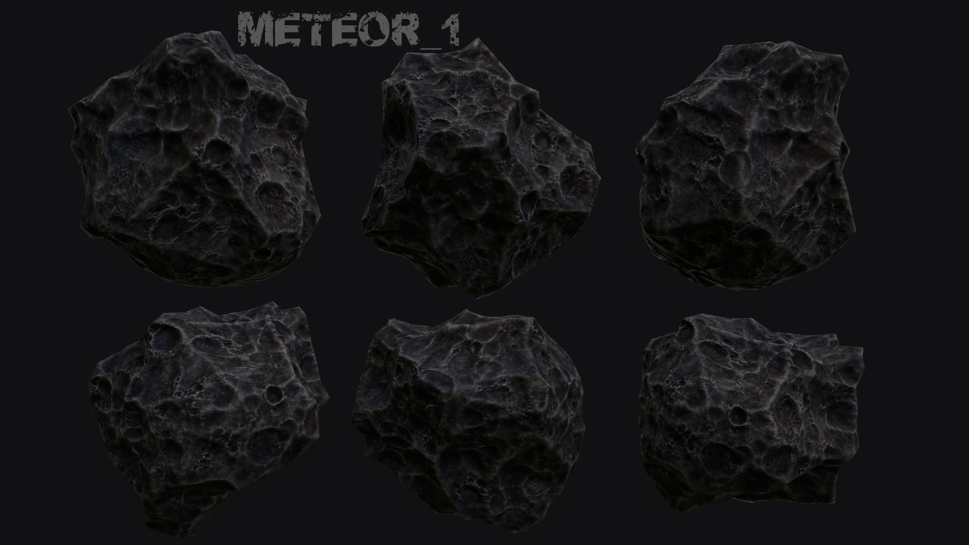 3d model of meteor