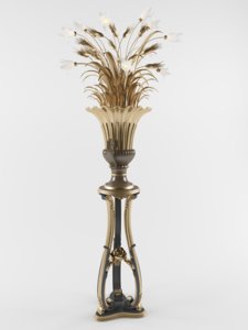 lamp baroque 3d model