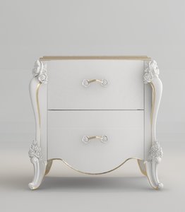 classic bed table 3d max