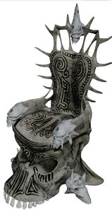 3d model skull throne fantasy