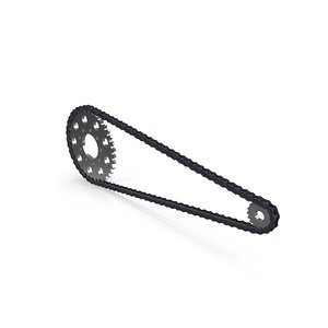 chain riged 3d model