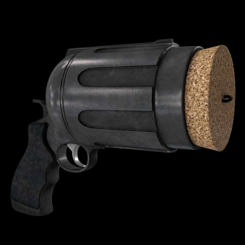 3d cork gun